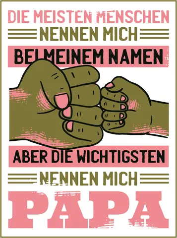 Die meisten Menschen nennen mich beim Namen....