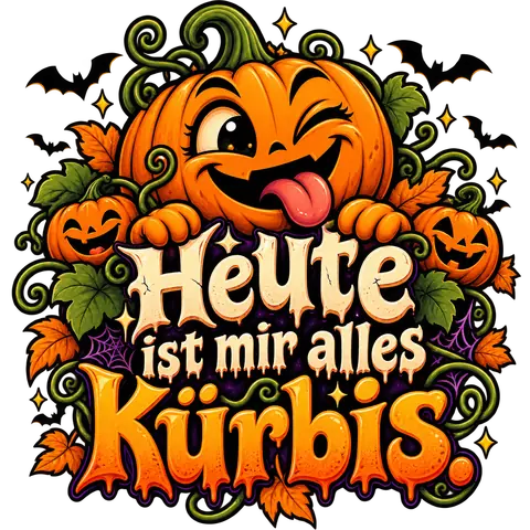 Heute ist mir alles Kürbis