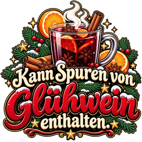 Kann Spuren von Glühwein enthalten